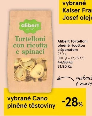 Tortelloni plněné Alibert