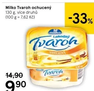 Tvaroh ochucený Milko
