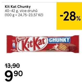 Tyčinka Chunky Kit Kat Nestlé