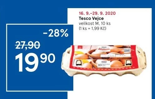 Vejce M Tesco