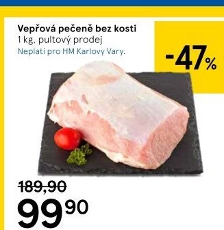 Vepřová pečeně bez kosti