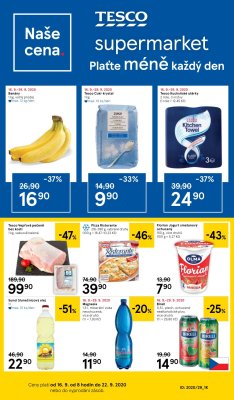 akční leták Tesco 16.9.2020-22.9.2020