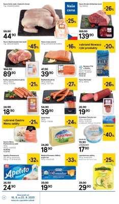 akční leták Tesco 16.9.2020-22.9.2020