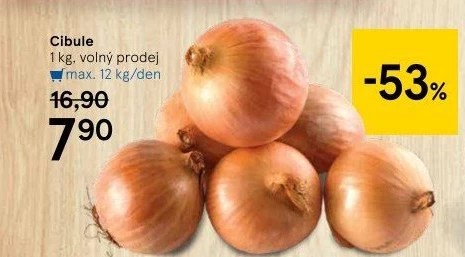 Cibule kuchyňská žlutá