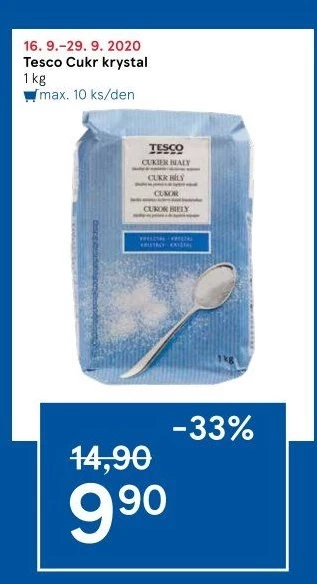 Cukr krystal Tesco
