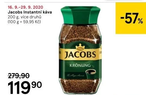 Instantní kávy Jacobs