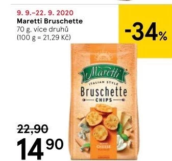 Krekry Maretti Bruschette