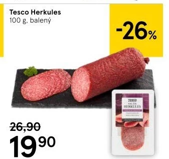 Salám Herkules Tesco