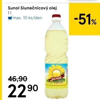 Slunečnicový olej Sunol
