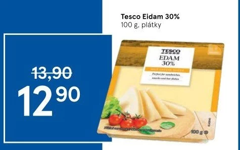 Sýr Eidam 30% Tesco