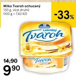 Tvaroh ochucený Milko
