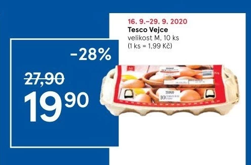 Vejce M Tesco