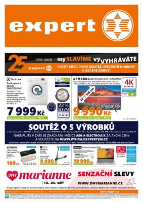 akční leták Expert elektro 17.9.2020-25.9.2020