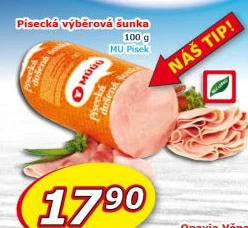 Šunka výběrová písecká Maso uzeniny Písek