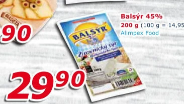 Sýr Balsýr Mlékárna Žirovnice