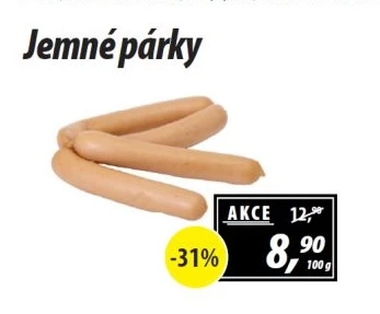 Párky jemné