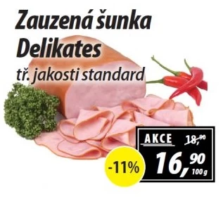 Šunka zauzená delikates standard