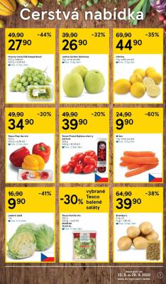 akční leták Tesco 23.9.2020-29.9.2020