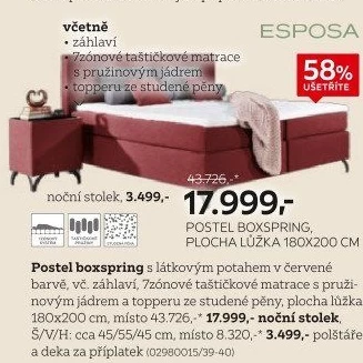 Postel Boxspring Esposa