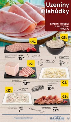akční leták Tesco 23.9.2020-29.9.2020