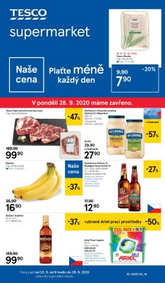 akční leták Tesco 23.9.2020-29.9.2020