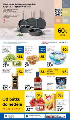 akční leták Tesco 23.9.2020-29.9.2020