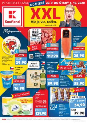 akční leták Kaufland 29.9.2020-6.10.2020