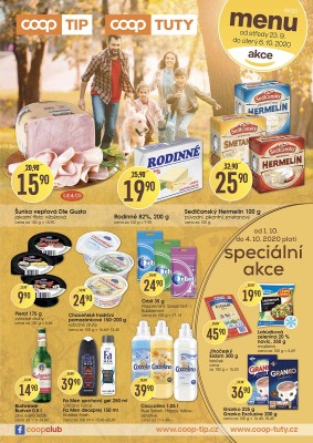 akční leták COOP 23.9.2020-6.10.2020