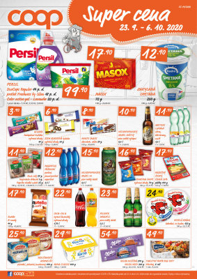 akční leták COOP 23.9.2020-6.10.2020
