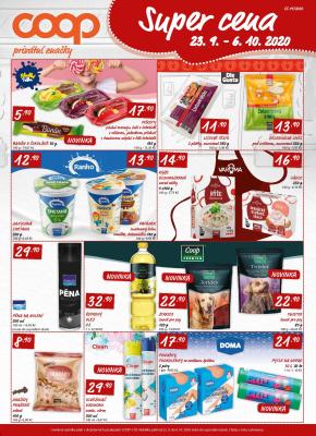 akční leták COOP 23.9.2020-29.9.2020