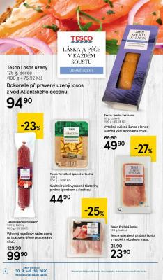 akční leták Tesco 30.9.2020-6.10.2020
