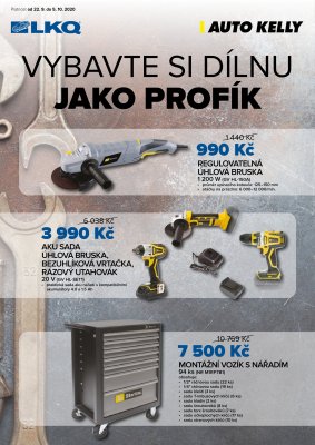 akční leták Auto Kelly 22.9.2020-5.10.2020