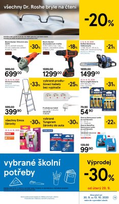 akční leták Tesco 30.9.2020-6.10.2020