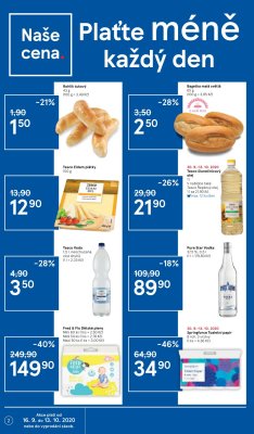akční leták Tesco 30.9.2020-6.10.2020