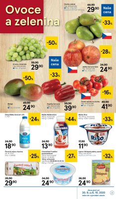 akční leták Tesco 30.9.2020-6.10.2020