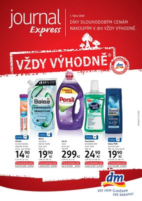 akční leták dm drogerie 1.10.2020-29.10.2020