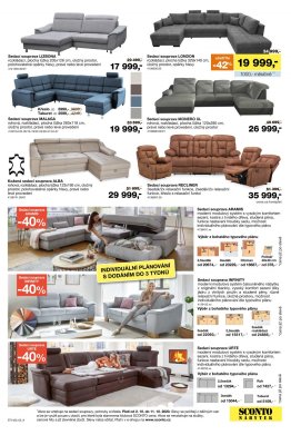 akční leták Sconto nábytek 2.10.2020-11.10.2020