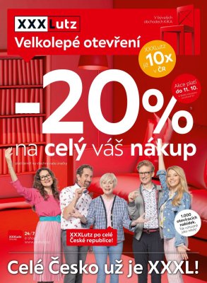 akční leták XXXLutz 5.10.2020-18.10.2020