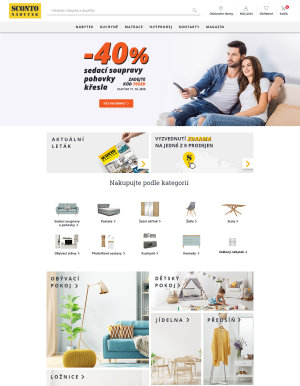akční leták Sconto nábytek 6.10.2020-12.10.2020