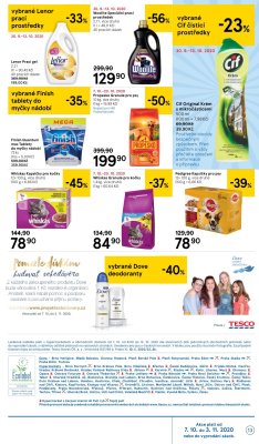 akční leták Tesco 7.10.2020-13.10.2020