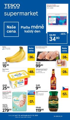 akční leták Tesco 7.10.2020-13.10.2020