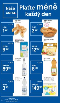 akční leták Tesco 7.10.2020-13.10.2020