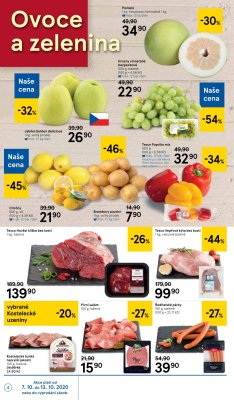 akční leták Tesco 7.10.2020-13.10.2020