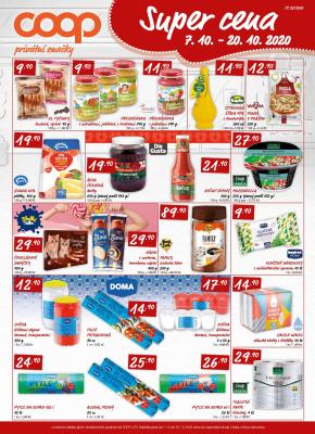 akční leták COOP 7.10.2020-13.10.2020