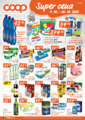 akční leták COOP 7.10.2020-20.10.2020