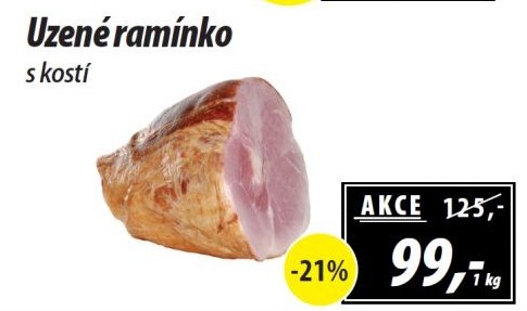 Uzené ramínko s kostí