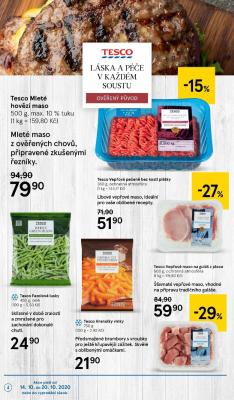 akční leták Tesco 14.10.2020-20.10.2020