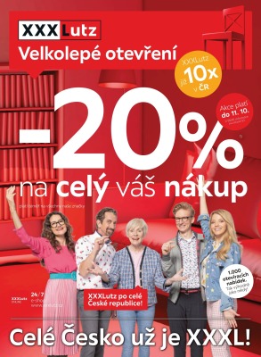 akční leták XXXLutz 5.10.2020-18.10.2020