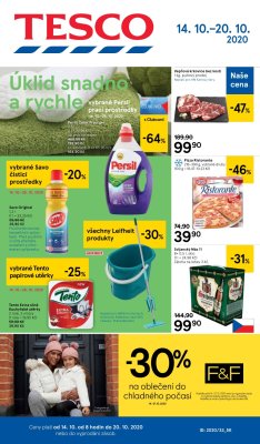 akční leták Tesco 14.10.2020-20.10.2020