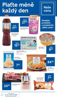 akční leták Tesco 14.10.2020-20.10.2020